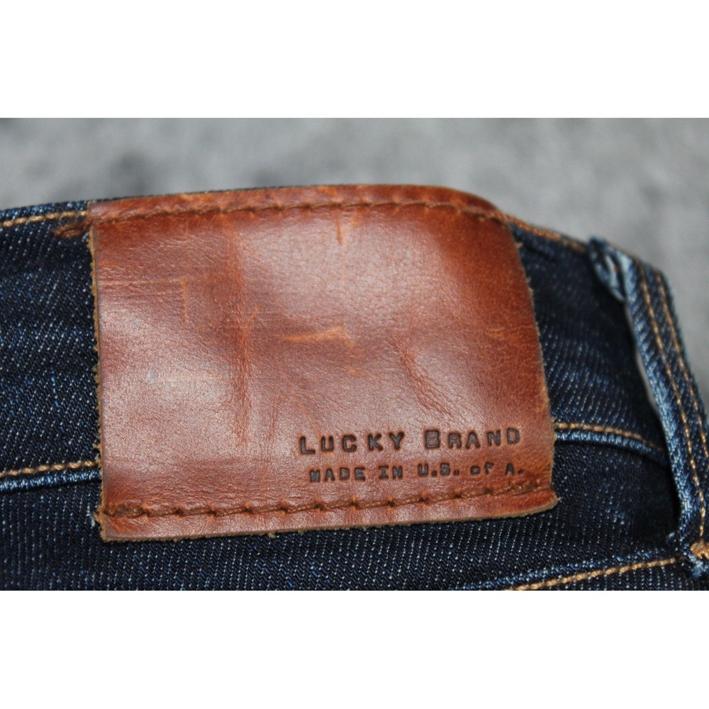 NWOT Lucky Brand Jeans‎ Shorts 16/33 Women Blue Distressed Made In USA Summer - Picture 4 of 14